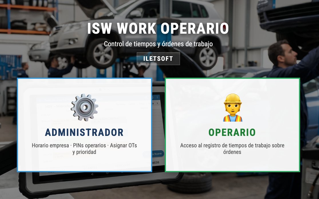 Acceso PWA operario
