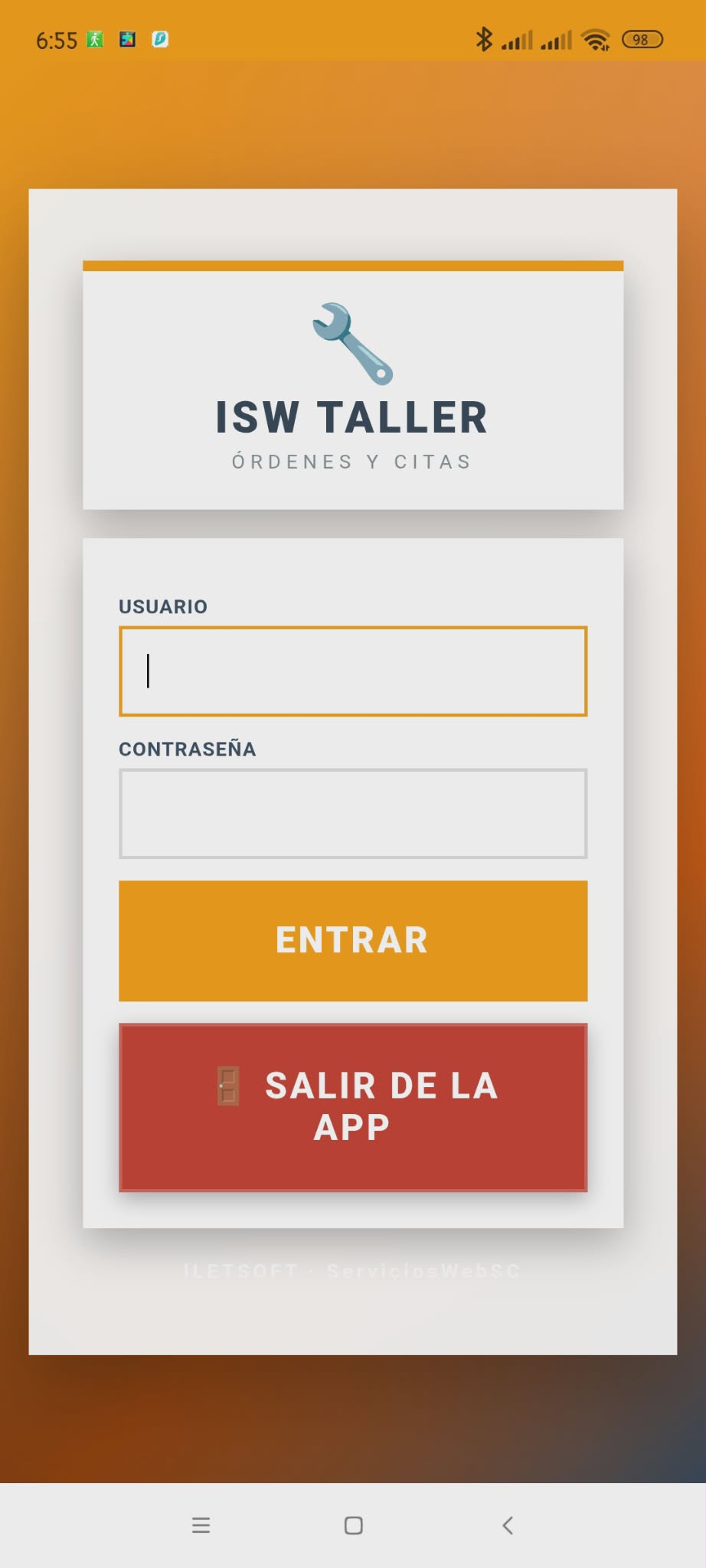 ISW Mobile nueva cita